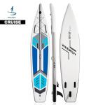 Wkersiy Cruise Inflatable Stand-Up Paddle Board, 12' 6" Length 32" Width 6" Depthm Touring SUP Suitable for Long Distance Paddling with 400LB Capacity 2 Persons Inflatable Paddle Board