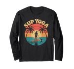 Stand Up Paddleboard Lover and Lake Paddleboarding, SUP Yoga Long Sleeve T-Shirt