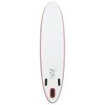 Inflatable Stand Up Paddle Board Set, 153.5" x 31.9" SUP Surfboard, Red and White, for Adults, Portable Touring & Surfing