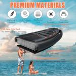 ANNTU Inflatable Paddle Board, Stand Up Paddleboard with SUP Camera Seat, Wide Stance, Blow Up Paddle Board, ISUP Backpack, Pump, 3 Fins, 17.4lbs Ultra-Light Paddle Boards for Adults & Youth