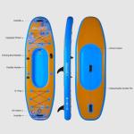 Inflatable Kayak with Detachable Seat,10'x34''x8''Stand Up Paddle Board for Adults & Youth,SUP-Kayak Set for Fishing,Touring Kayaks