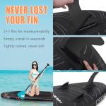 ANNTU Inflatable Paddle Board, Stand Up Paddleboard with SUP Camera Seat, Wide Stance, Blow Up Paddle Board, ISUP Backpack, Pump, 3 Fins, 17.4lbs Ultra-Light Paddle Boards for Adults & Youth