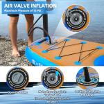 Inflatable Kayak with Detachable Seat,10'x34''x8''Stand Up Paddle Board for Adults & Youth,SUP-Kayak Set for Fishing,Touring Kayaks