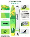 Mistral Inflatable Stand Up Paddle Board, 13'2"x30"x6 SUP, Touring & Race Board, Long-Distance Paddle iSUP, Paddle, Leash, Pump, Fin, Backpack, Durable iSUP