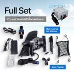 Electric Fin Kit for Paddle Board, Boost Fin for Surfboards, SUPs and Kayaks with Battery Pack, Carbon Fiber Design