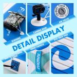 FunWater 10'6×33"×6" Inflatable Stand Up Paddle Board with Premium SUP Paddleboard Accessories, Wide Stable Anti-Slip EVA Deck,Paddle Boards for Adults & Youth of All Skill Levels