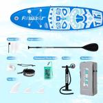 FunWater 10'6×33"×6" Inflatable Stand Up Paddle Board with Premium SUP Paddleboard Accessories, Wide Stable Anti-Slip EVA Deck,Paddle Boards for Adults & Youth of All Skill Levels