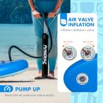 FunWater 10'6×33"×6" Inflatable Stand Up Paddle Board with Premium SUP Paddleboard Accessories, Wide Stable Anti-Slip EVA Deck,Paddle Boards for Adults & Youth of All Skill Levels