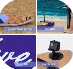 11'x34 x6 Inflatable Stand Up Paddle Board with Accessories, All-Round SUP for Beginners, Multi-Water Touring & Beach Outdoor Water Sports, Non-Slip Deck, Portable PVC Board for Kayaking & Surfing