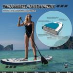 TIGERXBANG DEFENDER-PRO Paddle Board, 10'6'' x 32'' x 6'', Inflatable, Blue
