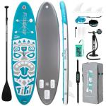 FunWater 10'6×33"×6" Inflatable Stand Up Paddle Board with Premium SUP Paddleboard Accessories, Wide Stable Anti-Slip EVA Deck,Paddle Boards for Adults & Youth of All Skill Levels