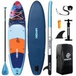 Highpi 11ft Inflatable Stand Up Paddle Board for Youth and Adults – Wide Sup with Premium Accessories, Blow Up Paddleboard for Surfing, Fishing, Yoga & More