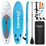 Panana Inflatable Stand Up Paddle Board, 10'x31 x6 SUP with Premium Paddle Board Accessories Kit, Anti-Slip EVA Deck for Adults Youth of All Skill Levels