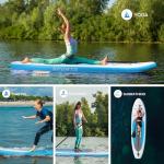 Panana Inflatable Stand Up Paddle Board, 10'x31 x6 SUP with Premium Paddle Board Accessories Kit, Anti-Slip EVA Deck for Adults Youth of All Skill Levels