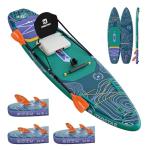 iTAOSTAR A02D 35" Extra Wide Paddle Board, Stand Up Paddle Board with Seat, Stable Wide Inflatable Paddle Boards for Adults/Family/Youth of All Skill Levels
