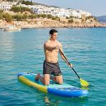 AquaJourney Inflatable Stand Up Paddle Board 10'6" x 31.5" - Non-Slip Deck Blow Up Paddleboard for Adults & Youth - Lightweight SUP with Pump, Paddle, Backpack & Leash - Stable for Lake & Ocean