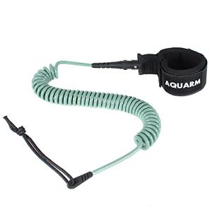 AQUARM SUP Leash 11 Foot Coiled Stand Up Paddle Board Leash Stay on Board Ankle Strap