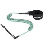 AQUARM SUP Leash 11 Foot Coiled Stand Up Paddle Board Leash Stay on Board Ankle Strap