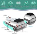 Triclicks 10' Inflatable Paddle Board Stable 30" Wide Design | Non-Slip EVA Deck | Lightweight Yoga SUP Board for Adult Teens | Stand Oar Board with Backpack Pump Paddle Belt Repair Kit