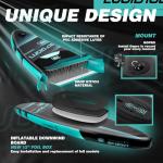 Lucid Ice Unpowered Downwind Board 150L Inflatable Downwind Surfing Board Hydrofoil with Carbon Fiber Downwind Sup Foil Paddle & Foil SP1060 Two Ways to Surf Downwind Boards