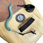 AQUARM SUP Leash 11 Foot Coiled Stand Up Paddle Board Leash Stay on Board Ankle Strap