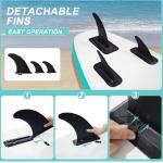 Triclicks 10' Inflatable Paddle Board Stable 30" Wide Design | Non-Slip EVA Deck | Lightweight Yoga SUP Board for Adult Teens | Stand Oar Board with Backpack Pump Paddle Belt Repair Kit