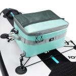 YVLEEN Waterproof Paddle Borad Cooler, SUP Cooler Durable PVC Material Paddle Board Deck Bag with Mesh Top Pocket, Adjustable Straps, Super Capacity for Stand-Up Paddleboard and Kayak Accessories