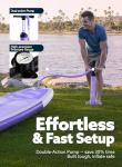 SLOOSH Inflatable Stand Up Paddle Board, 10'6" Paddle Boards with Premium Accessories, Non-Slip EVA Deck, Ultra-Light Carry Bag Pump, Ripple SUP for Youth & Adults of All Skill Levels