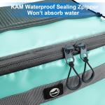 YVLEEN Waterproof Paddle Borad Cooler, SUP Cooler Durable PVC Material Paddle Board Deck Bag with Mesh Top Pocket, Adjustable Straps, Super Capacity for Stand-Up Paddleboard and Kayak Accessories