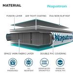 Napatron Inflatable Paddle Board, 10'6" Ultra Lightweight SUP with Adjustable Paddle, Anti-Slip Deck,Coiled Leash & Carry Bag,Stable All-Around Stand Up Paddle Board for Adults