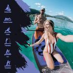 FunWater 11'×32"×6" Inflatable Stand Up Paddle Board with Premium SUP Paddleboard Accessories, Wide Stable Anti-Slip EVA Deck,Paddle Boards for Adults & Youth of All Skill Levels