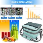 YVLEEN Waterproof Paddle Borad Cooler, SUP Cooler Durable PVC Material Paddle Board Deck Bag with Mesh Top Pocket, Adjustable Straps, Super Capacity for Stand-Up Paddleboard and Kayak Accessories