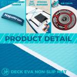 Napatron Inflatable Paddle Board, 10'6" Ultra Lightweight SUP with Adjustable Paddle, Anti-Slip Deck,Coiled Leash & Carry Bag,Stable All-Around Stand Up Paddle Board for Adults