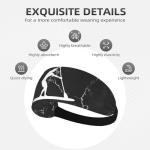 Generic Paddleboard Sports Sweatband Headband Sweat Resistant Perfect Gym Outdoor Yoga Workout Activities Running Men Women