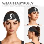 Generic Paddleboard Sports Sweatband Headband Sweat Resistant Perfect Gym Outdoor Yoga Workout Activities Running Men Women