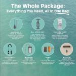 Retrospec Weekender XL Inflatable Paddle Board - Lake Essentials SUP with 400lb Capacity - Wide 11' x 35" x 8" All-Around Board for Fishing & Touring - Complete Kit with Paddle, Pump & Backpack