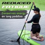 Gradient Fitness 2 Pack Kayak Paddle Leash, 5-8 Feet Stretchable Paddle Strap with Carabiner Secure Leash Lanyard Rope for SUP Kayak Canoe Paddle Fishing Pole Rod