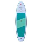 Abahub Inflatable SUP, Wide 10'6" x 31" x 6" iSUP, Standup Paddleboard with Adjustable Carbon Fiber Paddle, Kayak Seat, for Yoga, Paddle Board, Kayaking, Surf, Canoe, Fishing(Teal 31'')