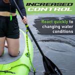 Gradient Fitness 2 Pack Kayak Paddle Leash, 5-8 Feet Stretchable Paddle Strap with Carabiner Secure Leash Lanyard Rope for SUP Kayak Canoe Paddle Fishing Pole Rod