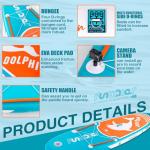 FunWater Inflatable Stand Up Paddle Boards Ultra-Light SUP Wide Stable Design Non-Slip Comfort Deck for Youth & Adults with Premium SUP Board Paddle Accessories