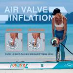 FunWater Inflatable Stand Up Paddle Boards Ultra-Light SUP Wide Stable Design Non-Slip Comfort Deck for Youth & Adults with Premium SUP Board Paddle Accessories