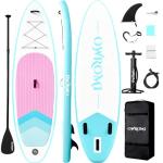 OWROMI Inflatable Stand Up Paddle Boards with Premium SUP Paddle Board Accessories, Wide Stable Design, Anti-Slip EVA Deck for Youth & Adult