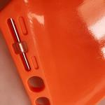 9'' SUP Single Center Fin, No Tool Fin Screw, Fiberglass Reinforeced 9 inch SUP Replacement Fins for Surfboard, Stand-up Paddle Board, Longboard, Orange