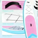OWROMI Inflatable Stand Up Paddle Boards with Premium SUP Paddle Board Accessories, Wide Stable Design, Anti-Slip EVA Deck for Youth & Adult