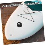 JOINPAYA Adjustable Paddle Clamp for SUP Accessories Quick Release Paddle Lock Buckle 29mm Inner Diameter Lightweight Aluminum Alloy and Carbon Fiber Design for Kayak and Paddleboard Use