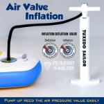 Tuxedo Sailor 10'6"×33"×6" Inflatable Stand Up Paddle Board with Premium SUP Accessories,Adults & Youth for All Skill Levels, Included with Board, Paddle, Pump, Fins, Backpack