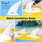 Tuxedo Sailor 10'6"×33"×6" Inflatable Stand Up Paddle Board with Premium SUP Accessories,Adults & Youth for All Skill Levels, Included with Board, Paddle, Pump, Fins, Backpack