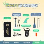 FOJ JoyFountain 10.8'x31.5"x6" Premium Stand Up Paddle Boards for All Skill Levels with SUP Board Paddle Accessories, All-Round Inflatable Paddle Board for Adults & Youth