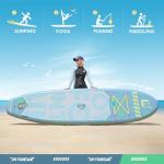 FOJ JoyFountain 10.8'x31.5"x6" Premium Stand Up Paddle Boards for All Skill Levels with SUP Board Paddle Accessories, All-Round Inflatable Paddle Board for Adults & Youth
