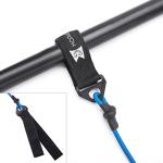 MOPHOEXII Paddle Leash Safety Rod Bungee Rod Holder Gripping Gear,Kayak Paddle Tether Lightweight Coiled Kayak Paddle Leash for SUP Kayaking Canoing Fishing Boating